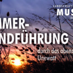 Sommerabendführung durch das abendliche Unewatt